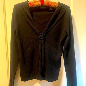 Dana Buchman Evening Wear Sweater Black Size Small